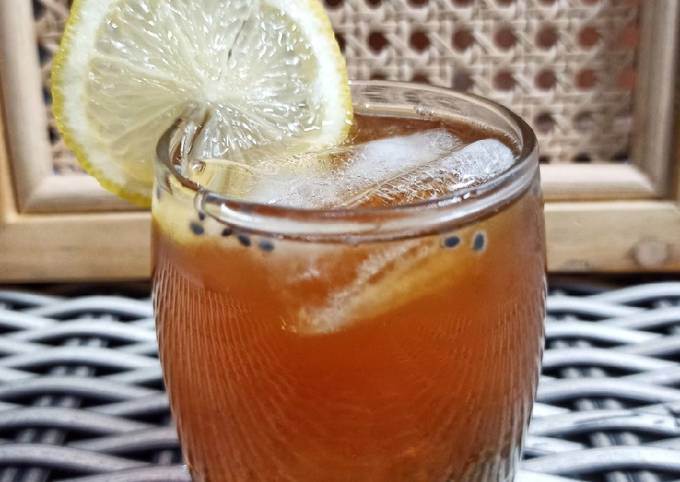 Ternyata ini lho! Resep memasak 313. Es Lemon Tea Selasih dijamin spesial