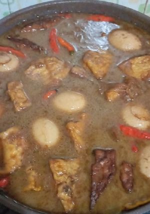 Foto resep Semur Telur, Tempe, Tahu dan Soun