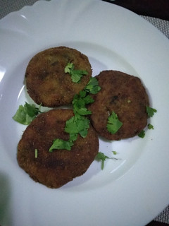 A picture of My creative mukimo balls with a twist.