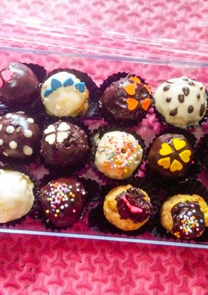 Foto resep Bola-bola Kue Coklat