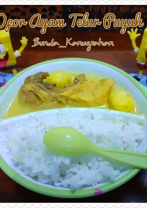 Foto resep Opor Ayam Telur Puyuh