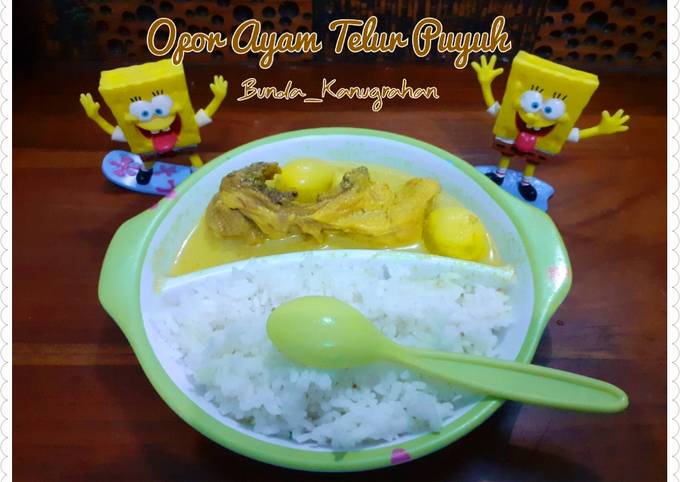 Opor Ayam Telur Puyuh