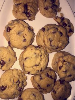 صورة لوصفة كوكيز بحبيبات الشوكولا🍪🍫❤️