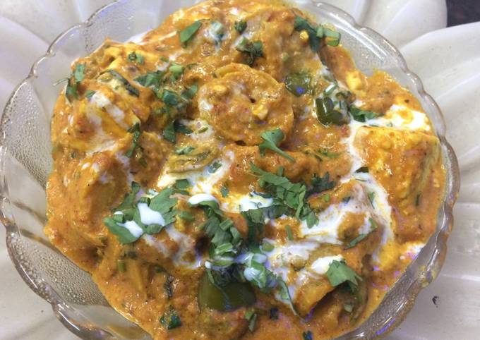 Soya chaap curry recipe main photo