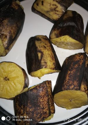 Foto resep Pisang Tanduk Kukus AB