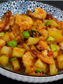Foto resep Balado Udang Kentang Petai