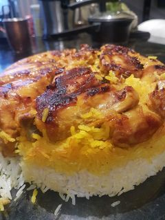 عکسی از دستور ته انداز مرغ