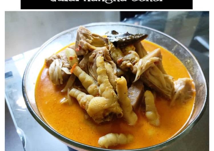 Gulai Nanga Ceker Ayam