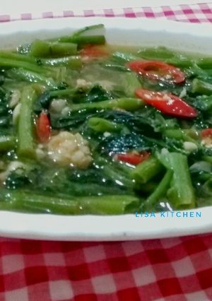 Foto resep Tumis kangkung balacan