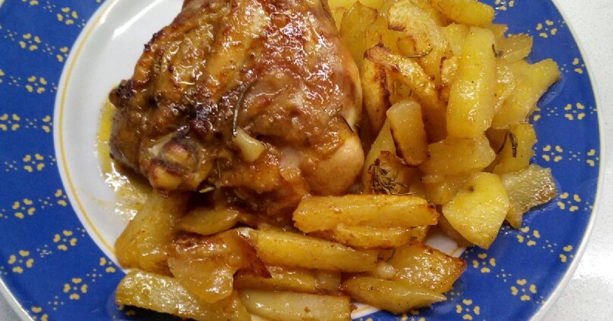 Pollo con patate nel sacchetto - La Ricetta