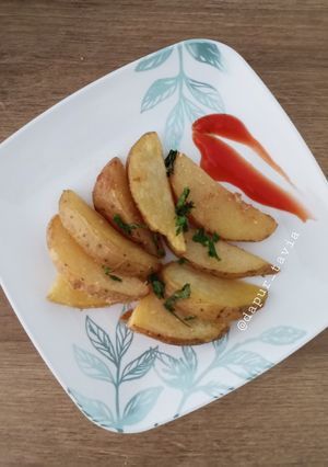 Foto resep Potatoe Wedges (goreng)