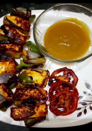 পনির টিক্কা (paneer tikka recipe in Bengali) রেসিপির প্রধান ছবি