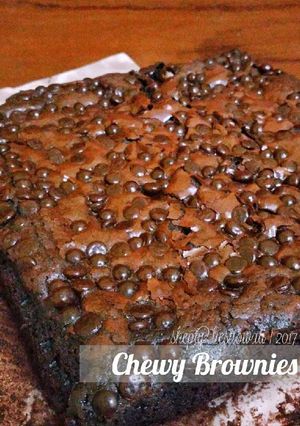 Foto resep Chewy Brownies Shiny Crust