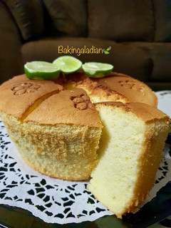 Foto resep KEY LIME CHIFFON CAKE/ Bolu Sifon Jeruk Nipis 🍃