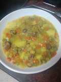 Potaje de lentejas con castañas
