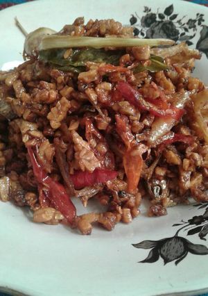 Foto resep Orek tempe teri