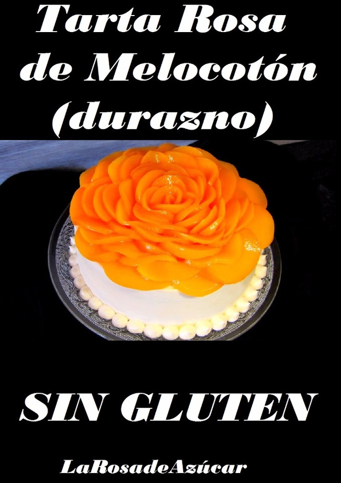 Una foto de Tarta Rosa de Melocotón (Durazno) sin gluten