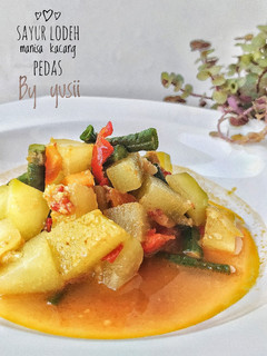 Foto resep Sayur lodeh pedas