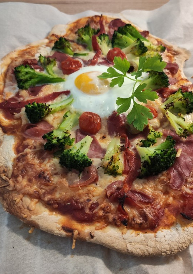Una foto de Pizza masa casera