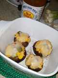 Buffalo Chicken Dip Stuffed Baked Mushrooms