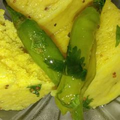 A picture of Dhokla.