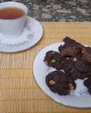 Galletitas de chocolate y nuez Sin azúcar, sin endulcorante y sin manteca