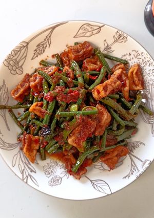 Foto resep Tahu Kacang Panjang Tumis Kecap Pedas