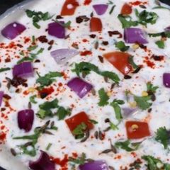 A picture of Mix veg raita.