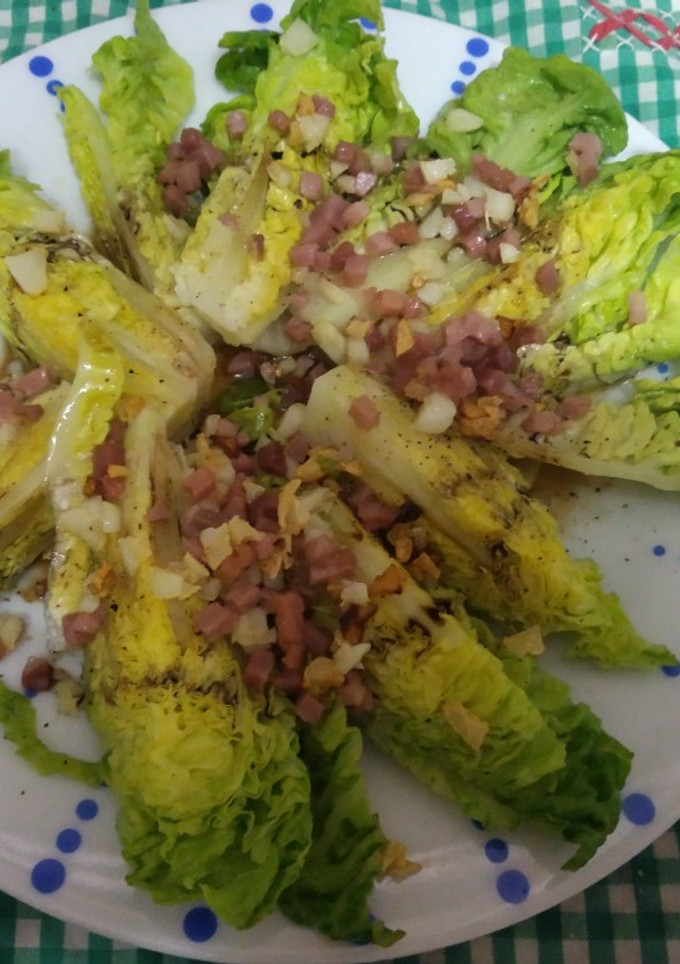 Una foto de Cogollos con aliño de ajo refrito 💚