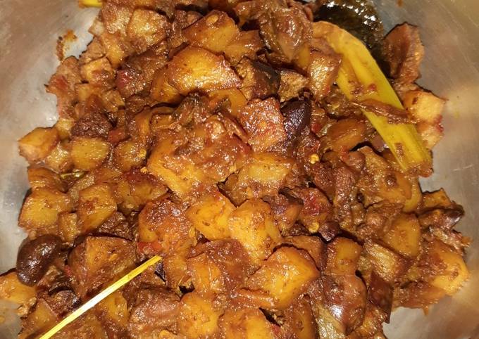 Cara Gampang Membuat 34. ♡sambel ati ampela^kentang, Bikin Ngiler