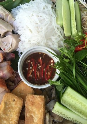 Hình của món Bún Mắm Nêm.
