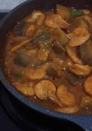 Foto resep Udang Saus Padang