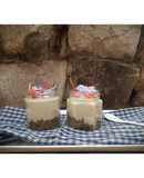 Cheesecake de frutilla y coco