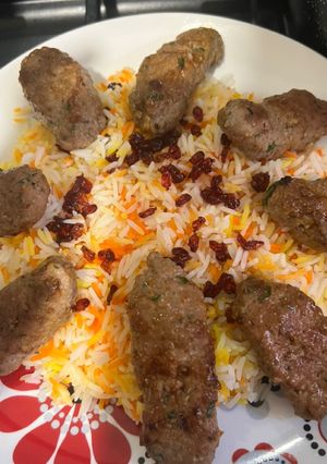 صورة لوصفة رز وكباب