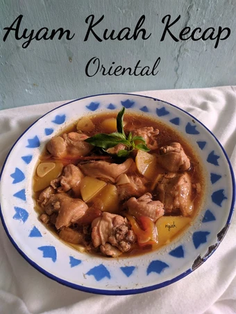 Langkah Gampang Menyiapkan Resep  Ayam Kuah Kecap Oriental yang Lezat, Lezat