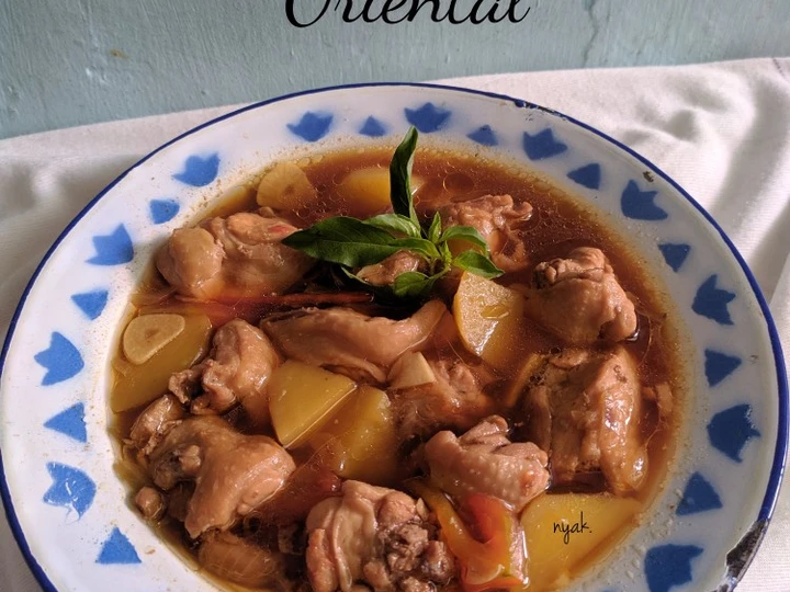 Langkah Gampang Menyiapkan Resep  Ayam Kuah Kecap Oriental yang Lezat, Lezat