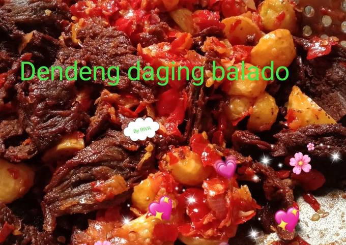 Dendeng daging balado