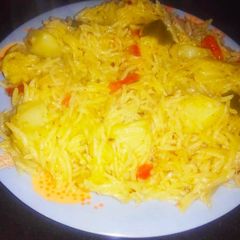 A picture of Seviyaan pulao.