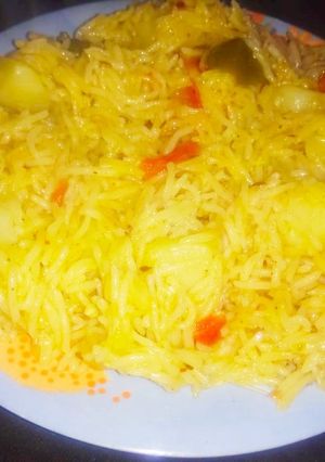 A picture of Seviyaan pulao.