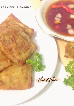 Foto resep Martabak Telur isi daging cincang