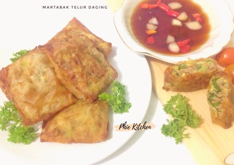 Martabak Telur isi daging cincang