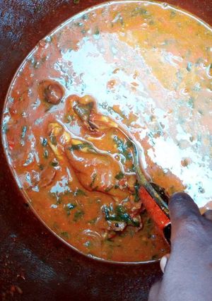 A picture of Ogbono Soup.