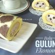 Bolu Gulung Motif Jerapah versi ekonomis