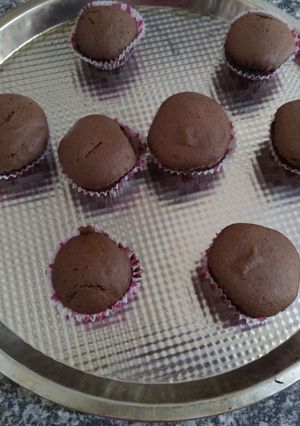 Una foto de Muffins de chocolate sabor vainilla,
