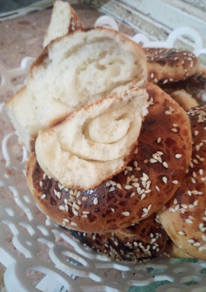 صورة لوصفة الكعك التركي المورق 🥐🥨 بمقادير مضبوطة 👌💖