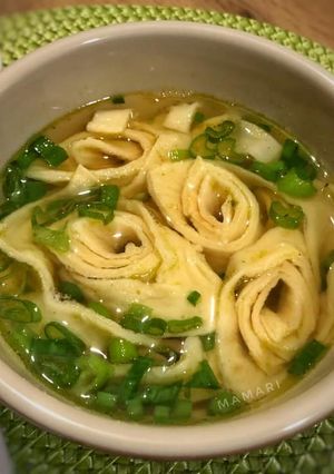 Foto resep Frittatensuppe / Sup Pancake