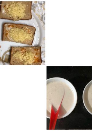 A picture of Almond and Peanut soup.