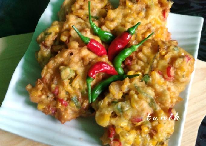 Resep: 200. Bakwan Jagung, simpel Praktis