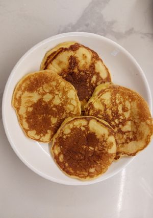Hình của món Bánh pancake doremon bột morinaga.