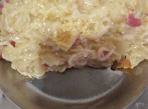 Foto resep Makroni, ayam, mie, sosis schotel tanpa telur